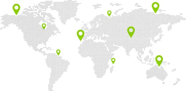 World map of World Website Designs clients